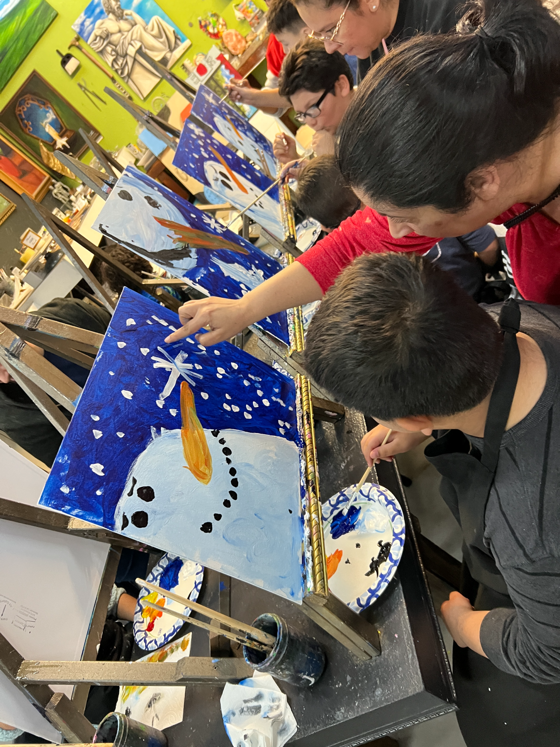 Art class at FitAble